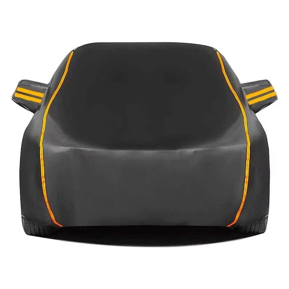 Waterproof Car Covers, Oxford Cloth, Breathable, Windproof, Antiscratch Dustproof, Black 9105992389360