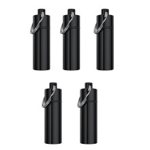 Draagbare aluminium bunker voor backpacken, wandelen,-Zwart