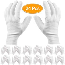 (White) Pair Cotton Workwear, 24 Pack
