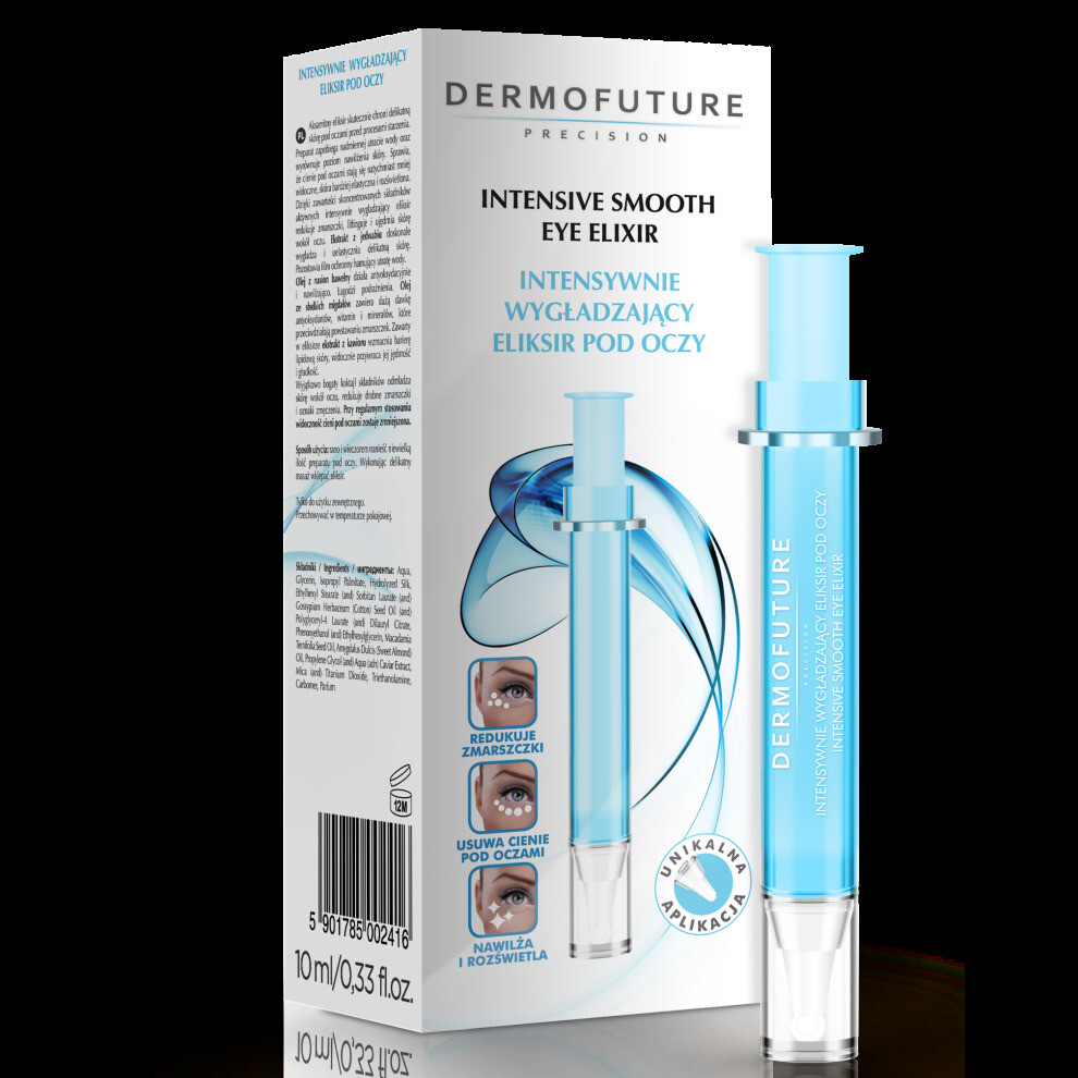 Polskie Suplementy Dermofuture Intensive Smooth Eye Elixir 10Ml
