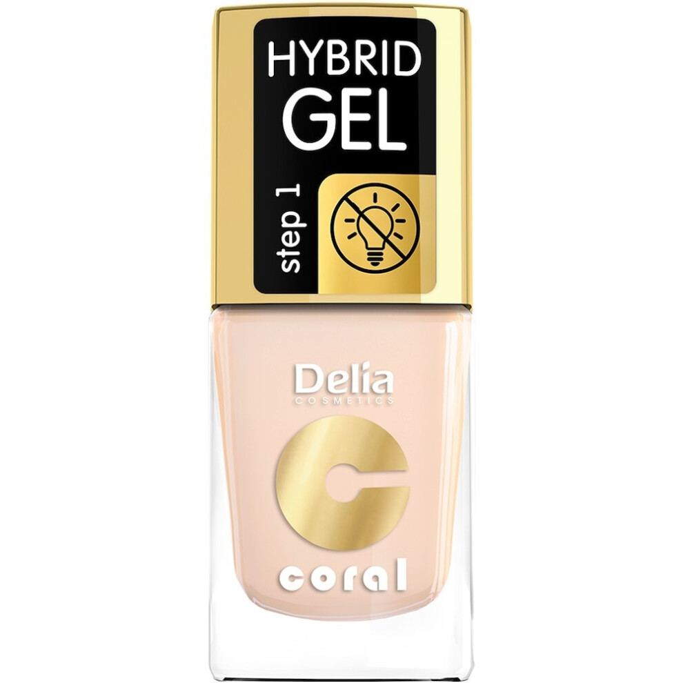 Polskie Suplementy Delia Coral Hybrid Gel Nail Polish 20 Ivory 11Ml Lakier Do Paznokci