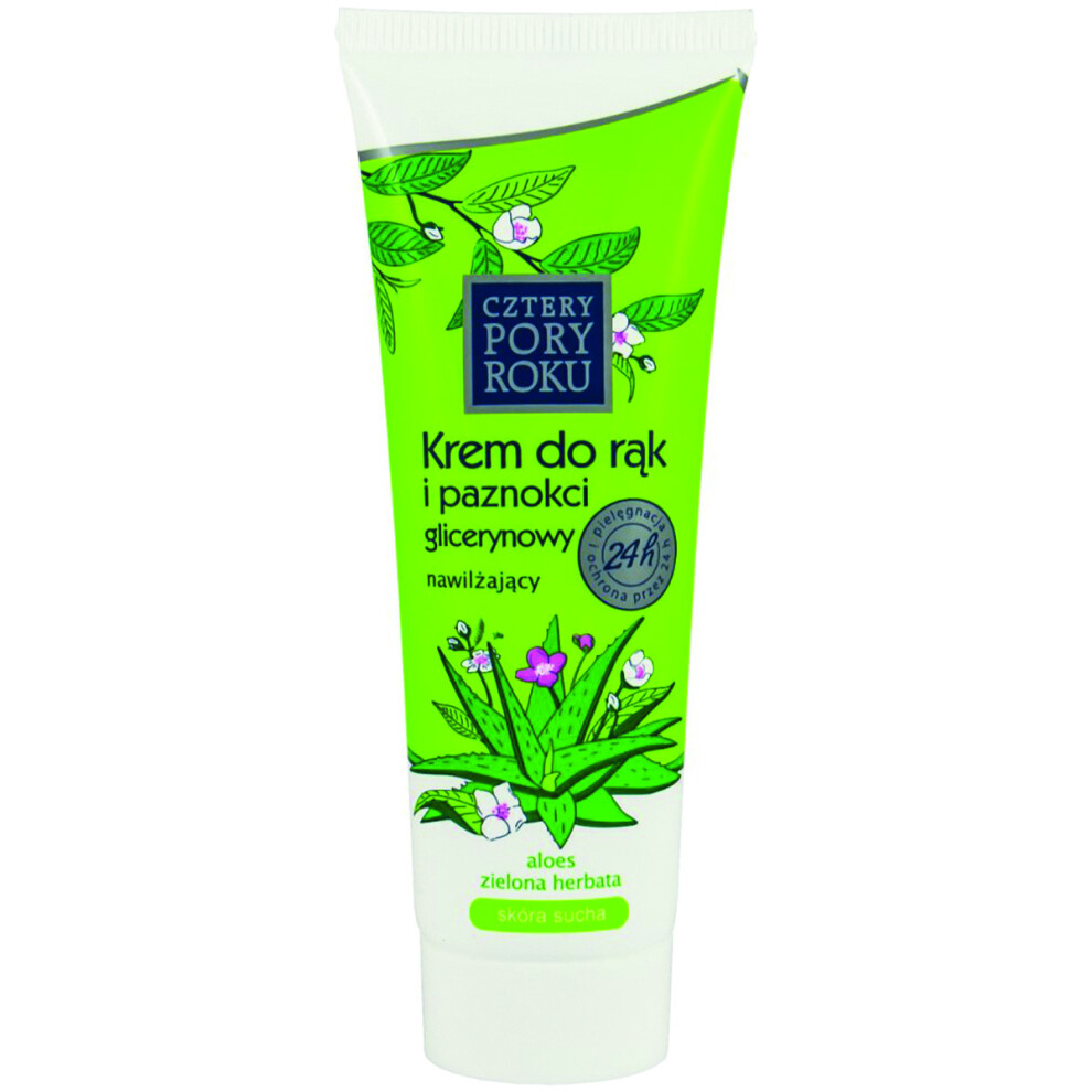 Polskie Suplementy Cream Cztery Pory Roku Glycerin Hand Aloe 130Ml Hand Cosmetic Roku Krem Do Rak