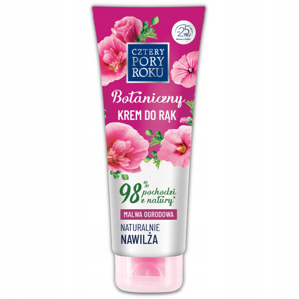 Polskie Suplementy Cream Cztery Pory Roku Botanical Hand Mallow 100 Ml Hand Cosmetic Krem Do Rak