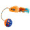 Soft Biting Hunting Cats Play Mouse Bells Noise Safe-Orange 1