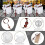 Christian Wood Crosses Rosaries Baptisms Set Include Gift Bag 7