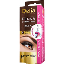 Delia Pro Color 3.0 Dark brown henna for eyebrows and eyelashes 15ml Ciemny braz