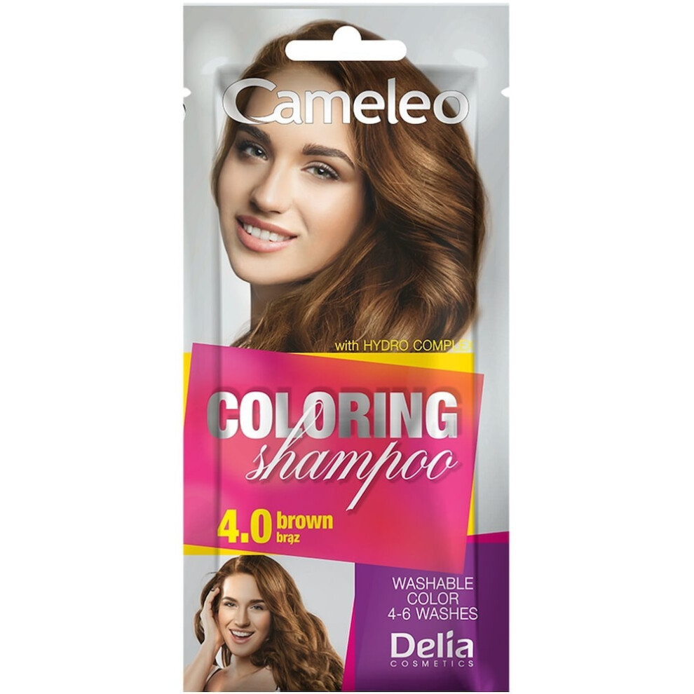 Polskie Suplementy Delia No. 1 Coloring Shampoo Without Ammonia Color 4.0 Brown Bez Amoniaku