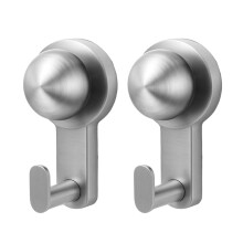 Rustproof Suction Hook For Bathroom 5kg Load Capacity-Silver