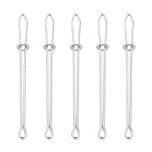 5Pcs Metal Drawstring Threader Flexible Elastic Band Threader