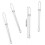 5Pcs Metal Drawstring Threader Flexible Elastic Band Threader 3