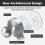 Rustproof Suction Hook For Bathroom 5kg Load Capacity-Silver 3