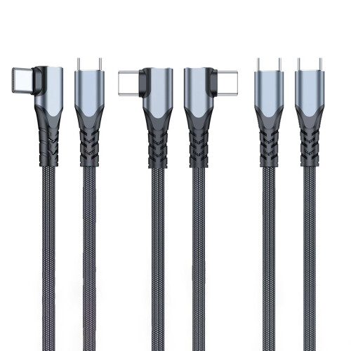Right Angle 90 Degree Extension Cable USB C-50cm Double elbow 1