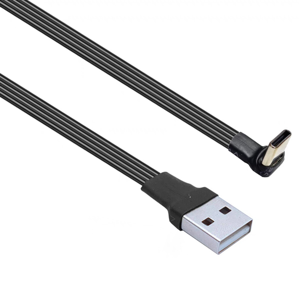 90 Degree Elbow Data Charge Cable Type C-50Cm Usb Straight Head 7704000206471