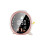 LED Night Light Alarm Clock LCD Display Gentle Wake Up-Pink 1