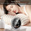 LED Night Light Alarm Clock LCD Display Gentle Wake Up-Pink 7