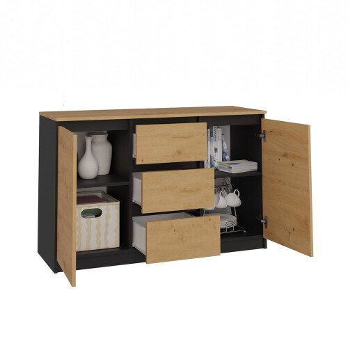 Commode Malwa 2D3S/BA ANTHRACITE ARTISAN 1