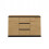 Commode Malwa 2D3S/BA ANTHRACITE ARTISAN 3