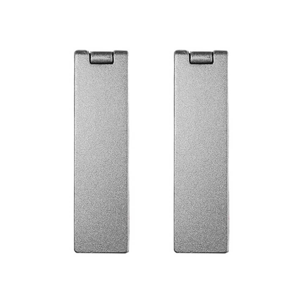 2Pcs Metal Mobile Phone Kickstand Cellphone Holder- Silver 7704000206709
