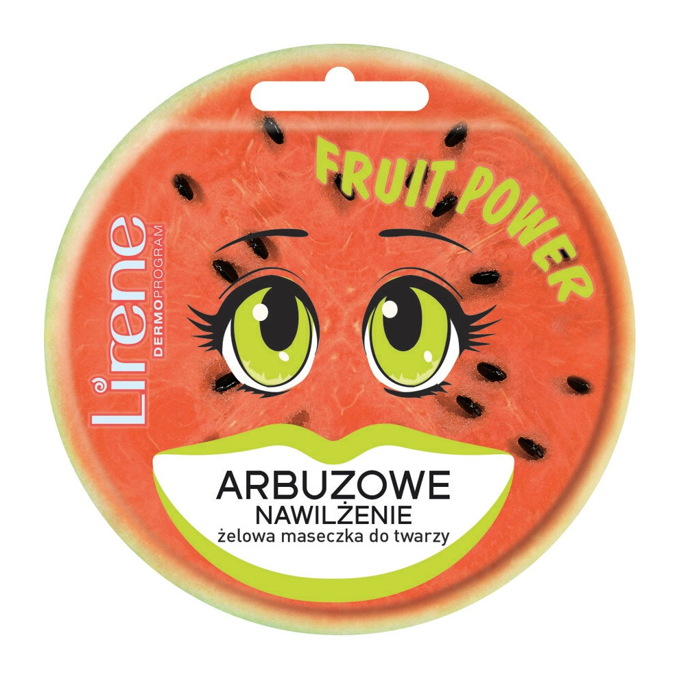Polskie Suplementy Lirene Fruit Power Watermelon Face Mask 10Ml Maseczka Do Twarzy