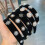Versierde diamanten oversized hoofdband 5