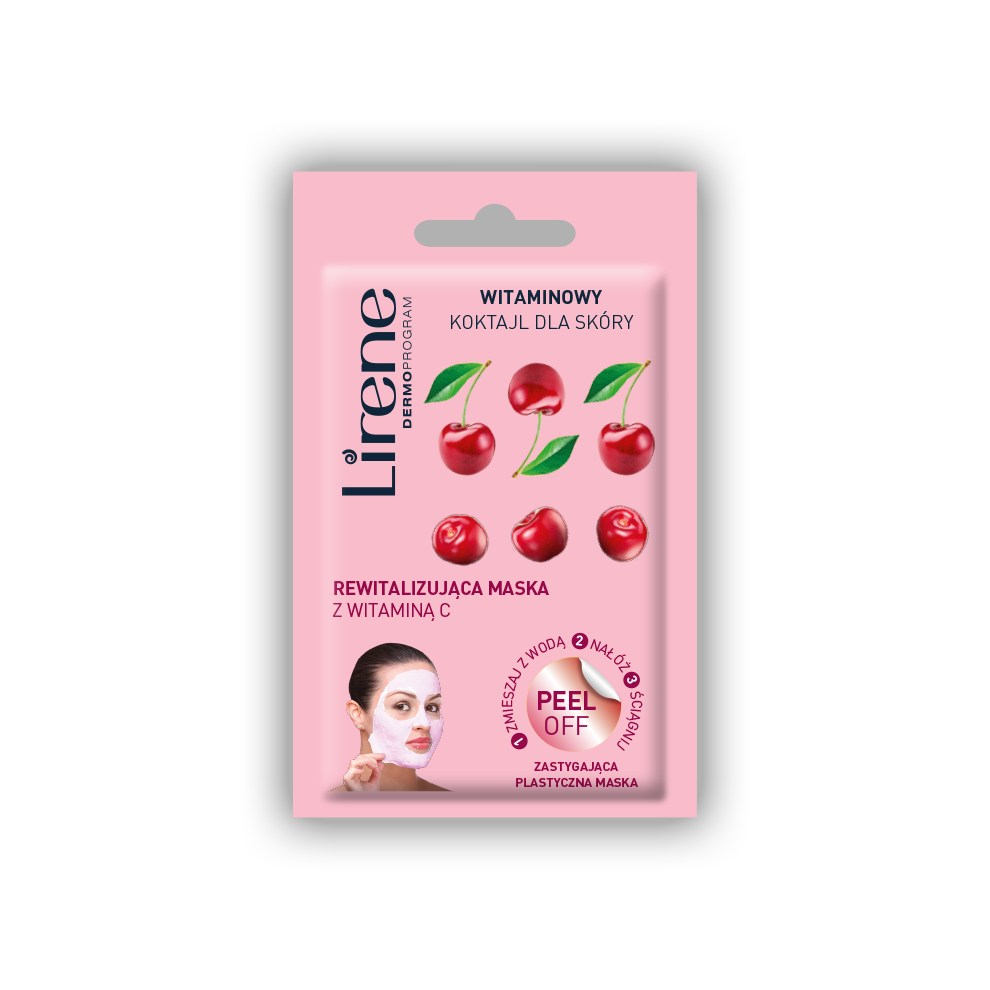 Polskie Suplementy Lirene Peel-Off Revitalizing Face Mask 10G Maska Do Twarzy