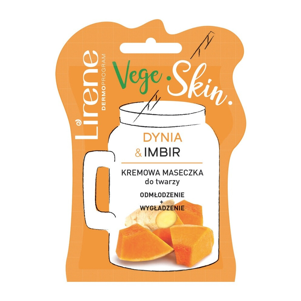 Polskie Suplementy Lirene Pumpkin & Ginger Face Mask 9Ml Maseczka Do Twarzy