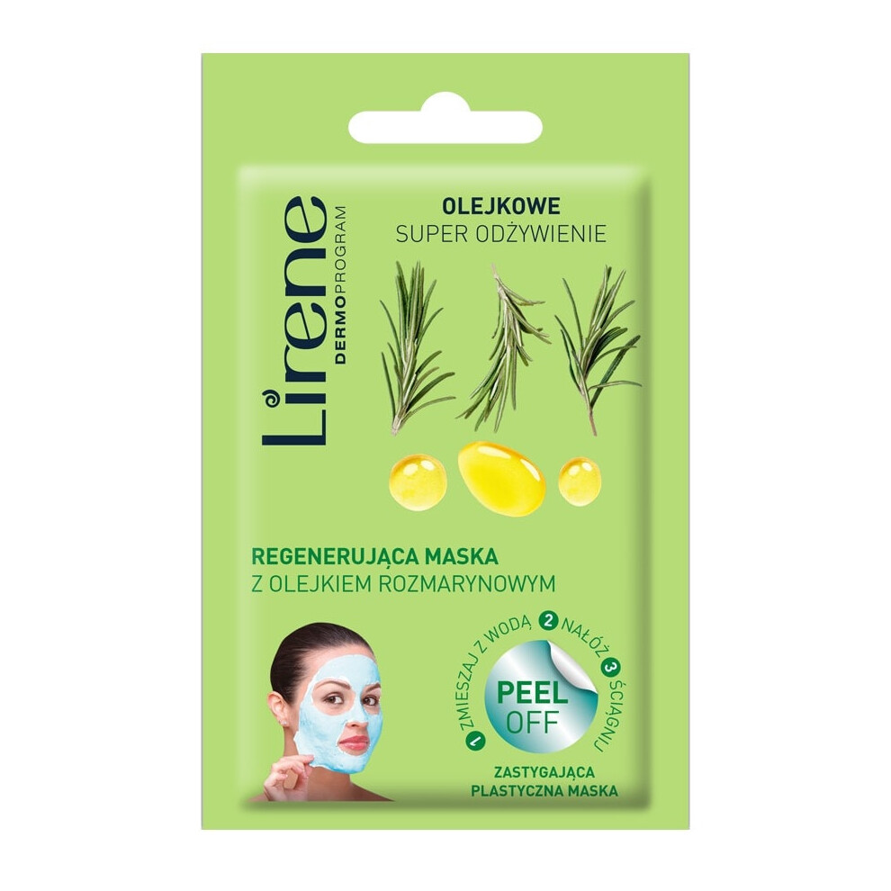 Polskie Suplementy Lirene Peel-Off Regenerating Face Mask 10G Maska Do Twarzy