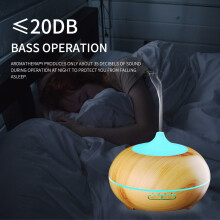 Umidificador e Difusor de Óleos Essenciais para Casa 300-400ML Difusor de Aroma Ultrassônico Umidificador de Névoa Fria/Desligamento Automát