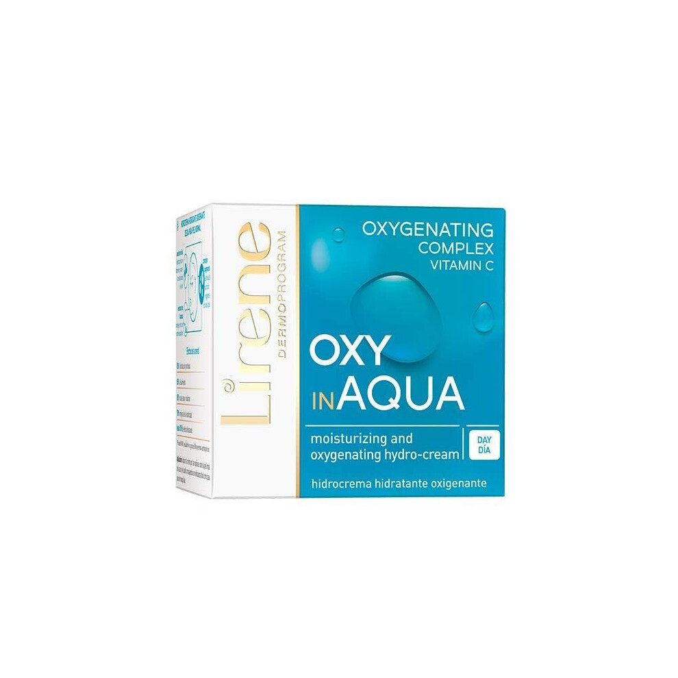 Polskie Suplementy Cream Lirene Oxy In Aqua Hydrating Hydro Oxygenating 50Ml Krem Dotleniajacy