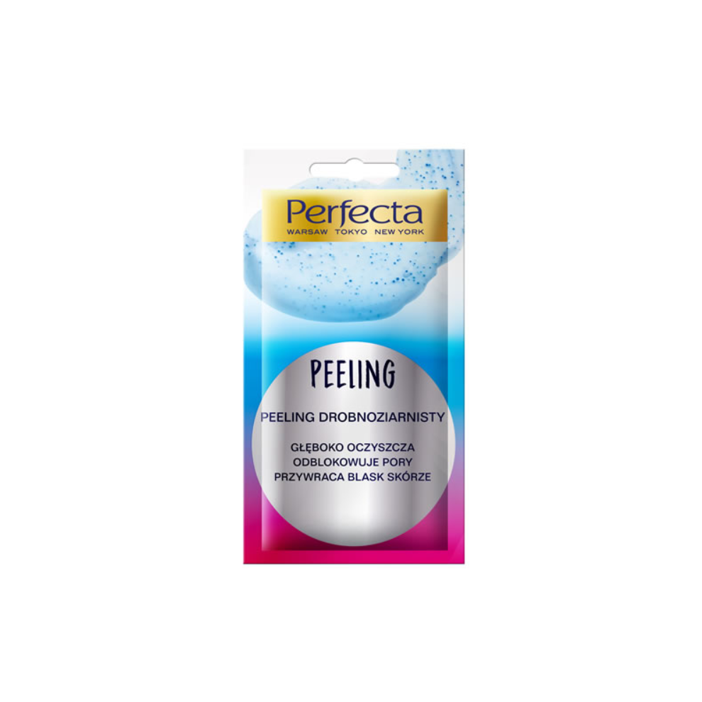 Polskie Suplementy Perfecta Fine-Grained Peeling All Skin Types 8Ml Sachet Cleanses Unblocks Pores