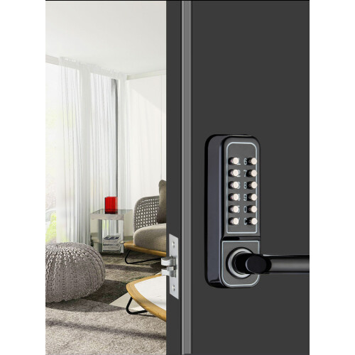 Έξυπνη κλειδαριά με κωδικό πρόσβασης, 142mmx42mm, κλειδαριά πόρτας, μηχανικός συ 2