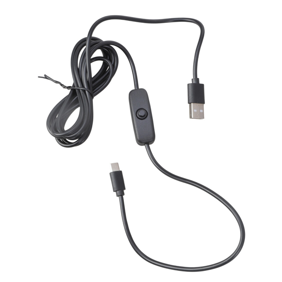 Universal Usb C Power Cable With Switches Control 5V 3A Fast-2M 7704000207478