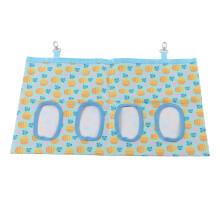 Yellow Pineapple Bunny Hay Storage Bag 47x30cm Hanging Feeder