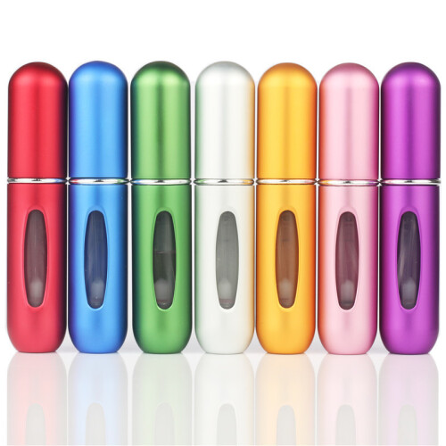 7PCS 5ML Ατμοποιητής αρώματος επαναγεμιζόμενα μπουκάλια, φορητός μίνι ψεκαστήρ