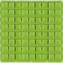 72 Zakken Plantzak Hangende Muur Verticale Planter Hangende Bloemen Kruidentuin (Groen)