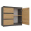 Commode artisanale Malwa 1D3S ANTHRACITE 3