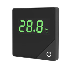 Touch Control Aquariums Thermometers Wireless-Black Celsius