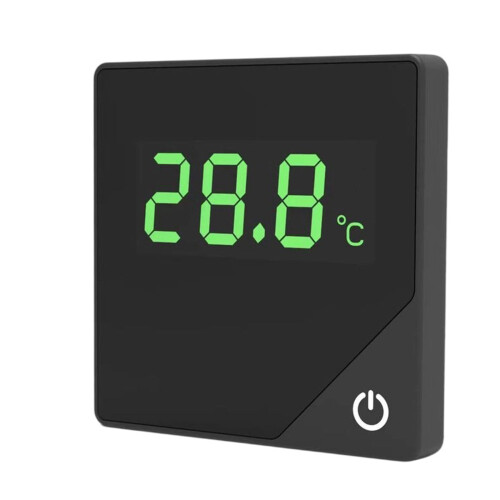 Touch Control Aquariums Thermometers Wireless-Black Celsius