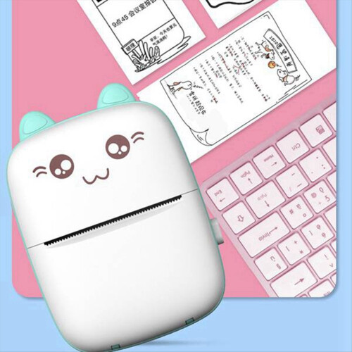 Mini Thermal Printer Portable Ink-free Thermal Wirelessly BT 203dpi 2