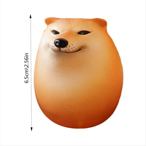 5x Αυγό Σκύλου Shiba Inu Ρεαλιστική Διακόσμηση Γραφείου σε Σχήμα Αυγού Σκύλος & Αυγό 2