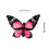 Comfortable Butterfly Shape Pillow Fabric-Pink butterfly 2