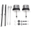 Kit de motor de limpiaparabrisas universal adecuado para 3