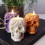 Καλούπι κεριού Rose Skull DIY για κέικ σοκολάτας και διακόσμηση Halloween Καλούπι A 6