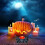Βάση κεριού αράχνης για το Halloween από σκυρόδεμα, τσιμέντο, γύψο 6