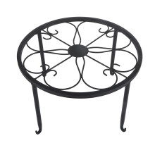 Rostfreier Pflanzenständer aus Eisen für den Innen- und Außenbereich, hohe Tragfähigkeit, Metall-Blumentopfhalter mit verstärkter Struktur,