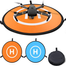 Tapis d'atterrissage universel étanche de 75 cm de diamètre pour drones RC (DJI Mavic, Phantom, Inspire, Parrot, 3DR Solo), pliable rapidement.