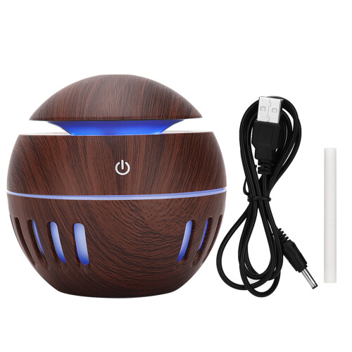 130ml USB Farbiger LED-Diffusor Luftbefeuchter für Schlafzimmer & Büro 1
