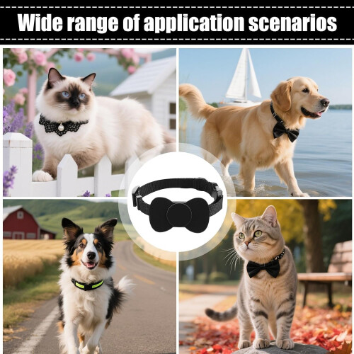 GPS Cat Collar Cat Tracking Device Real Time GPS Tracking Smartphone App Compatible Adjustable Size Harness 2