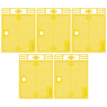 Queen Bee Isolator Portable Cage 5 Pack Reusable Beekeeping Equipment Yellow