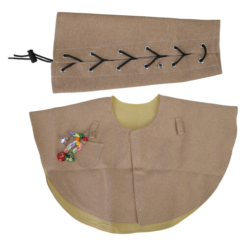Multifunctional Parrots Cape and Arm Protector Toy For-Yellow
